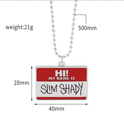Slim Shady Eminem Fashion Necklace