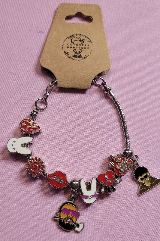 Bad Bunny charm bracelet
