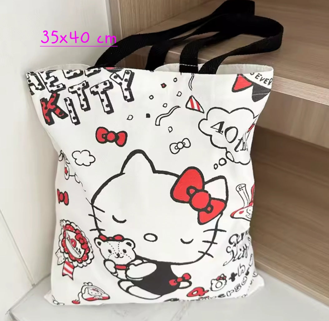 Hello Kitty Canvas Shoulder Bag